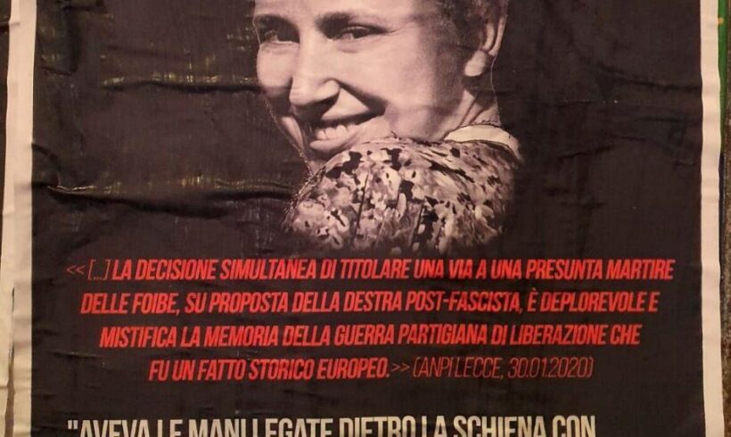 CasaPound contro Anpi: “Negano le foibe e il martirio di Norma Cossetto. Ora basta”. CasaPound contro Anpi: “Negano le foibe e il martirio di Norma Cossetto. Ora basta”.