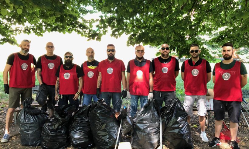 Torino, CasaPound riqualifica giardini in Borgo Vittoria Torino, CasaPound riqualifica giardini in Borgo Vittoria