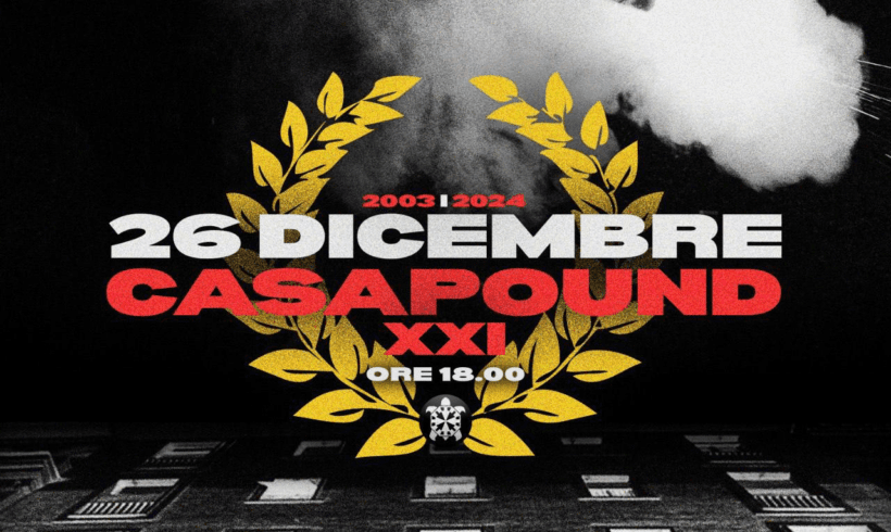 21 anni di CasaPound 21 anni di CasaPound