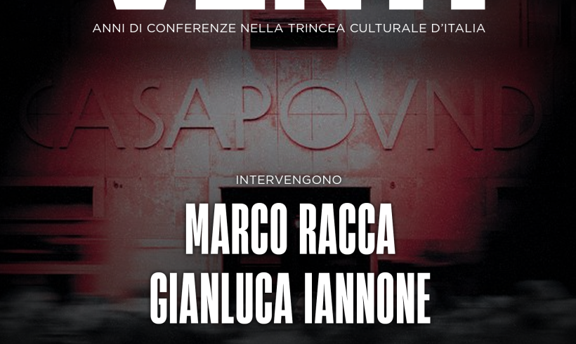 Presentazione del libro “Venti” a Torino con Gianluca Iannone Presentazione del libro “Venti” a Torino con Gianluca Iannone