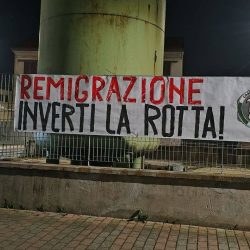 Remigrazione: striscioni in tutta  la Provincia di Novara