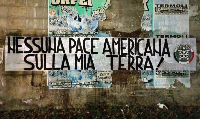 Campomarino: ‘Nessuna pace americana sulla mia terra’ Campomarino: ‘Nessuna pace americana sulla mia terra’