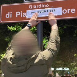 Trento: vie e piazze “rinominate” per denunciare il degrado urbano