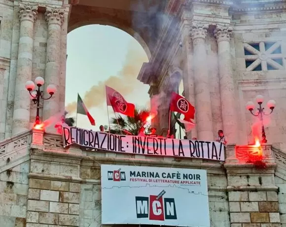 Cagliari, blitz per la Remigrazione
