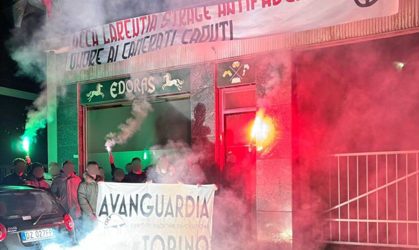 CasaPound Italia al fianco dei militanti di Avanguardia Torino