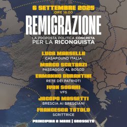 Remigrazione, i movimenti identitari fanno fronte comune sul tema: a settembre una proposta politica concreta